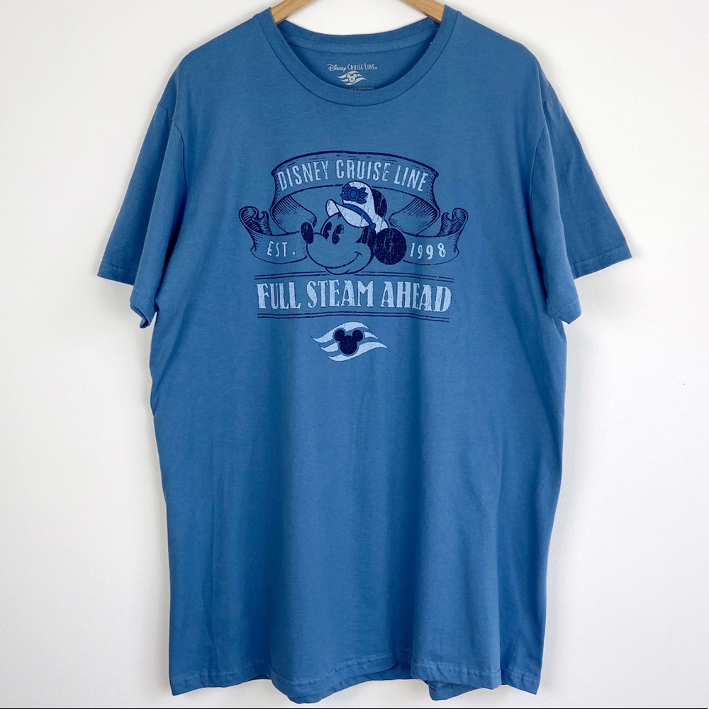 Disney Captain Mickey Mouse Cruise Line Tee Shirt